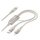HOCO U139 adatkábel 2in1 (Type-C - lightning/Type-C, 100W, gyorstöltő, 120cm, cipőfűző) ARANY HOCO U139 adatkábel 2in1 (Type-C - lightning/Type-C, 100W, gyorstöltő, 120cm, cipőfűző) ARANY