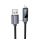HOCO X112 adatkábel (USB - lightning, 2.4A, gyorstöltő, 100cm, LED kijelző, cipőfűző) FEKETE HOCO X112 adatkábel (USB - lightning, 2.4A, gyorstöltő, 100cm, LED kijelző, cipőfűző) FEKETE