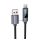 HOCO X112 adatkábel (USB - Type-C, 5A, gyorstöltő, 100cm, LED kijelző, cipőfűző) FEKETE HOCO X112 adatkábel (USB - Type-C, 5A, gyorstöltő, 100cm, LED kijelző, cipőfűző) FEKETE