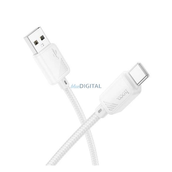 HOCO X113 adatkábel (USB - Type-C, 3A, gyorstöltő, 100cm) FEHÉR