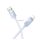 HOCO X114 adatkábel (USB - lightning, 2.4A, gyorstöltő, 100cm) VILÁGOSKÉK HOCO X114 adatkábel (USB - lightning, 2.4A, gyorstöltő, 100cm) VILÁGOSKÉK