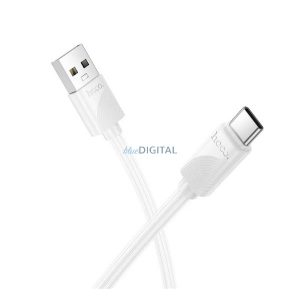 HOCO X114 adatkábel (USB - Type-C, 3A, gyorstöltő, 100cm) FEHÉR