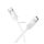 HOCO X114 adatkábel (USB - Type-C, 3A, gyorstöltő, 100cm) FEHÉR HOCO X114 adatkábel (USB - Type-C, 3A, gyorstöltő, 100cm) FEHÉR