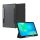 SPIGEN ULTRA HYBRID PRO tok álló, bőr hatású (FLIP, oldalra nyíló, TRIFOLD, asztali tartó, ceruza tartó) FEKETE Samsung Galaxy Tab S10 FE Plus WIFI (SM-X626), Galaxy Tab S10 FE Plus LTE (SM-X