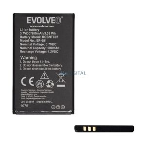 EVOLVEO akku 900mAh LI-ION Evolveo EP-650 EasyPhone XD