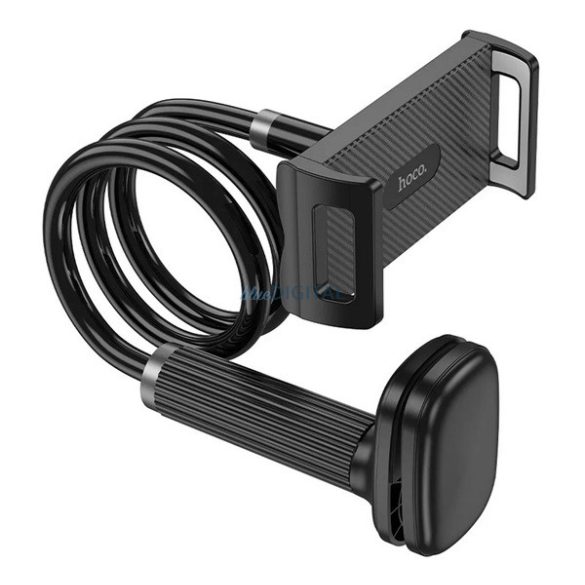 HOCO HD10 asztali tartó (asztalra csiptethető, csipeszes tartó rész, 360°-os, flexibilis, 13" méretig) FEKETE