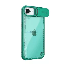   NILLKIN ICEBLADE PROP szilikon telefonvédő (ütésállóság, kameravédő, kitámasztó) SÖTÉTZÖLD Apple iPhone 16e