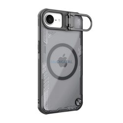   NILLKIN ICEBLADE PROP szilikon telefonvédő (ütésállóság, kitámasztó, MagSafe) FEKETE Apple iPhone 16e