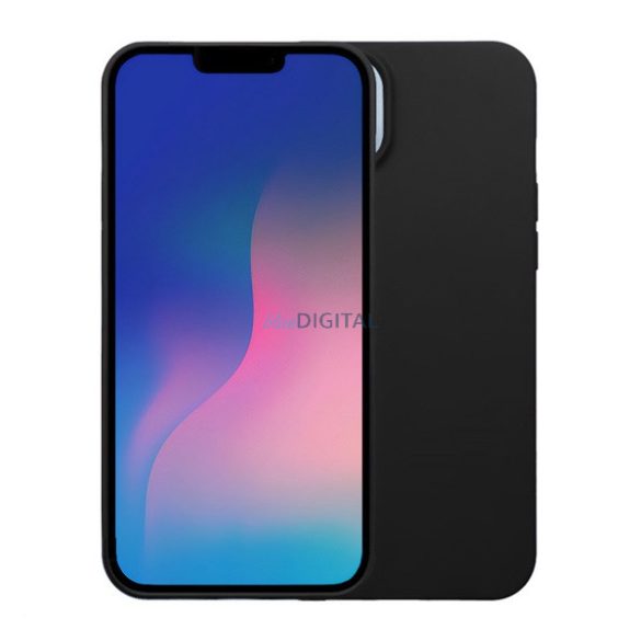 Szilikon telefonvédő (matt) FEKETE Honor 400 Pro