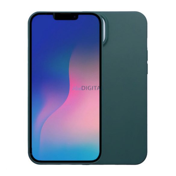Szilikon telefonvédő (matt) SÖTÉTZÖLD Honor 400 Pro