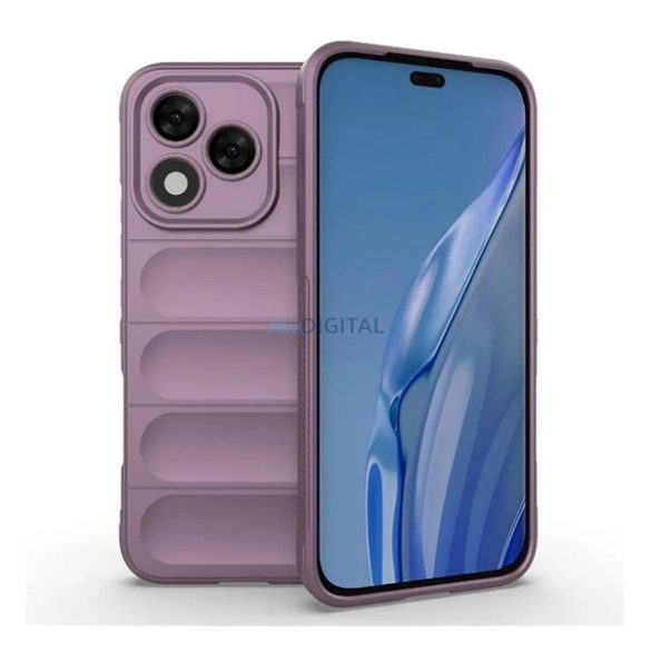 Szilikon telefonvédő (ütésállóság, kameravédő, 3D) LILA Honor 400 Lite