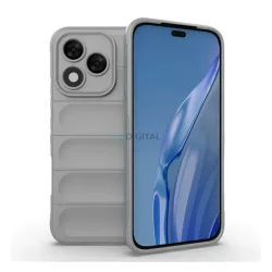   Szilikon telefonvédő (ütésállóság, kameravédő, 3D) VILÁGOSSZÜRKE Honor 400 Lite