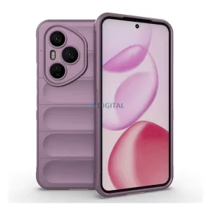Szilikon telefonvédő (ütésállóság, kameravédő, 3D) LILA Honor 400 Pro