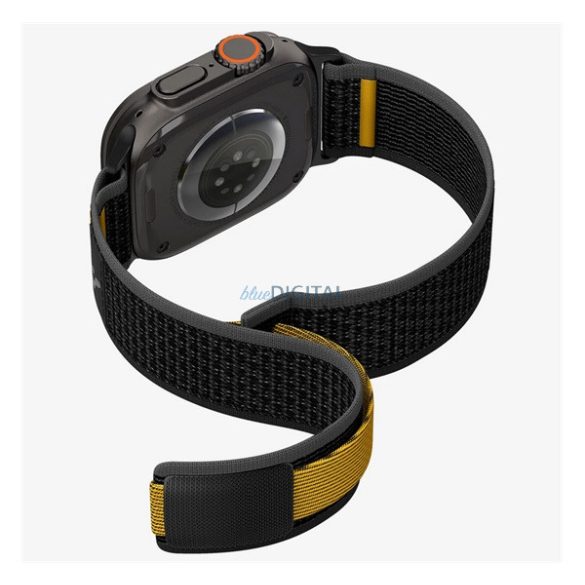 SPIGEN ATHLEX pótszíj (egyedi méret, nagy, nylon, tépőzáras, légáteresztő, SPORT) SÖTÉTZÖLD Apple Watch Series 5 44mm, Watch Series 4 44mm, Watch Series 3 42mm