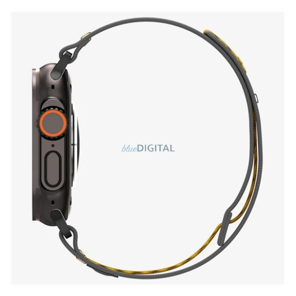SPIGEN ATHLEX pótszíj (egyedi méret, nagy, nylon, tépőzáras, légáteresztő, SPORT) SÖTÉTZÖLD Apple Watch Series 5 44mm, Watch Series 4 44mm, Watch Series 3 42mm