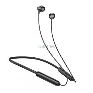 HOCO ES67 bluetooth fülhallgató SZTEREO (v5.3, nyakba akasztható, mikrofon, microSD kártyaolvasó, SPORT) FEKETE