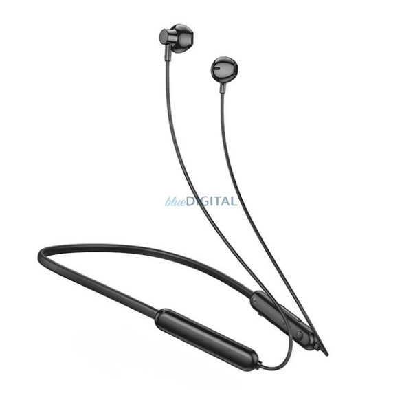 HOCO ES67 bluetooth fülhallgató SZTEREO (v5.3, nyakba akasztható, mikrofon, microSD kártyaolvasó, SPORT) FEKETE