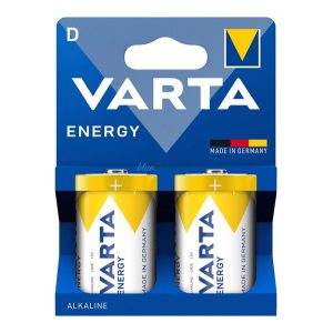VARTA ENERGY tartós elem (D, LR20, 1.5V, alkáli) 2db/csomag