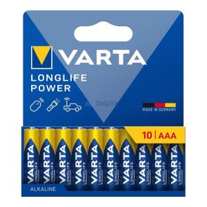 VARTA LONGLIFE POWER tartós elem (AA, LR06, 1.5V, alkáli) 10db/csomag