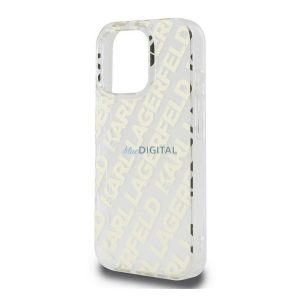 KARL LAGERFELD IML ELECTROPLATED REPEATED LOGO szilikon telefonvédő (ütésállóság) ARANY Apple iPhone 16 Pro Max