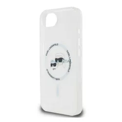   KARL LAGERFELD IML K&CH HEADS METAL FRAME MAGSAFE szilikon telefonvédő (ütésállóság, kameravédő, MagSafe) ÁTLÁTSZÓ Apple iPhone 16e