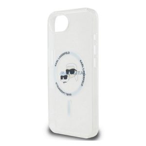 KARL LAGERFELD IML K&CH HEADS METAL FRAME MAGSAFE szilikon telefonvédő (ütésállóság, kameravédő, MagSafe) ÁTLÁTSZÓ Apple iPhone 16e