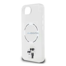   KARL LAGERFELD IML KARL AND CHOUPETTE MAGSAFE szilikon telefonvédő (ütésállóság, MagSafe) ÁTLÁTSZÓ Apple iPhone 16e