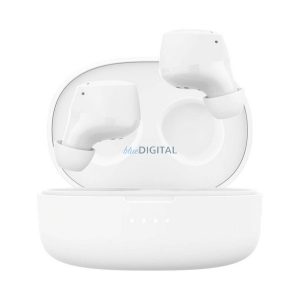 BELKIN SOUNDFORM BOLT bluetooth fülhallgató SZTEREO (v5.2, TWS, mikrofon, IPX4 cseppálló + töltőtok) FEHÉR