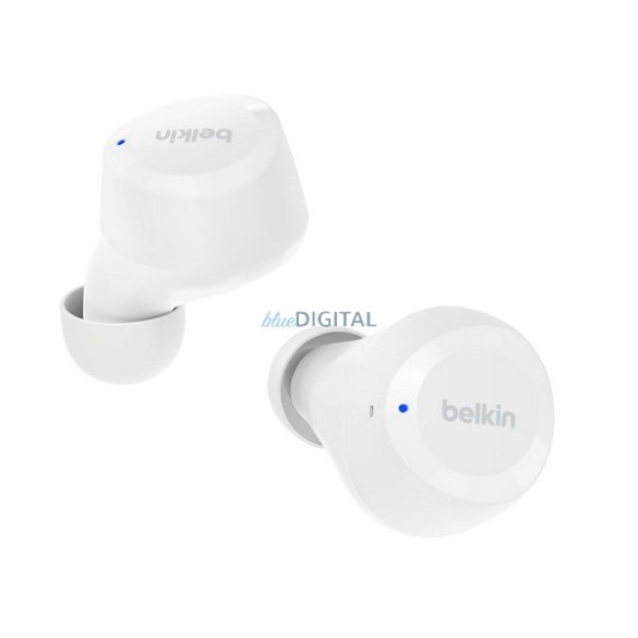 BELKIN SOUNDFORM BOLT bluetooth fülhallgató SZTEREO (v5.2, TWS, mikrofon, IPX4 cseppálló + töltőtok) FEHÉR