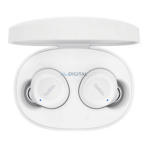 BELKIN SOUNDFORM BOLT bluetooth fülhallgató SZTEREO (v5.2, TWS, mikrofon, IPX4 cseppálló + töltőtok) FEHÉR