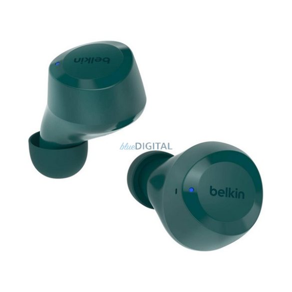 BELKIN SOUNDFORM BOLT bluetooth fülhallgató SZTEREO (v5.2, TWS, mikrofon, IPX4 cseppálló + töltőtok) SÖTÉTZÖLD