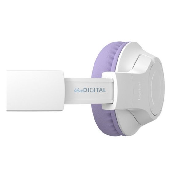 BELKIN SOUNDFORM INSPIRE bluetooth fejhallgató SZTEREO (v5.2, mikrofon, felvevő gomb, 3.5mm jack, GYEREK méret) LILA