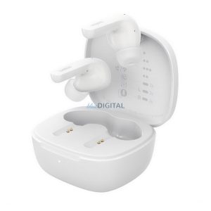 BELKIN SOUNDFORM MOTION bluetooth fülhallgató SZTEREO (v5.3, TWS, mikrofon, zajszűrő, IPX5 + töltőtok) FEHÉR