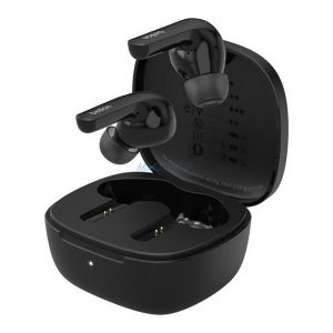 BELKIN SOUNDFORM MOTION bluetooth fülhallgató SZTEREO (v5.3, TWS, mikrofon, zajszűrő, IPX5 + töltőtok) FEKETE
