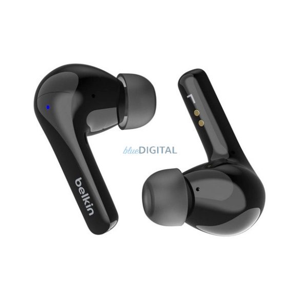BELKIN SOUNDFORM MOTION bluetooth fülhallgató SZTEREO (v5.3, TWS, mikrofon, zajszűrő, IPX5 + töltőtok) FEKETE