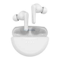   BELKIN SOUNDFORM RHYTHM bluetooth fülhallgató SZTEREO (v5.3, TWS, mikrofon, zajszűrő, IPX5 + töltőtok) FEHÉR