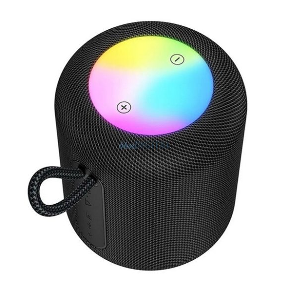 HOCO HC30 bluetooth hordozható hangszóró (v5.4, 5W TF/microSD kártyaolvasó, FM rádió, AUX) FEKETE