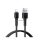 REMAX LEYA adatkábel (USB - lightning, 2.4A, gyorstöltő, 100cm) FEKETE REMAX LEYA adatkábel (USB - lightning, 2.4A, gyorstöltő, 100cm) FEKETE