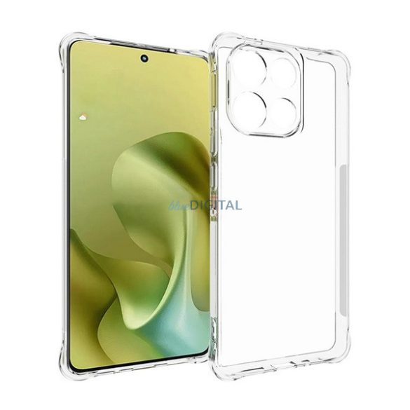 Szilikon telefonvédő (ütésállóság, légpárnás sarok) ÁTLÁTSZÓ Motorola Moto G86 (XT2307)