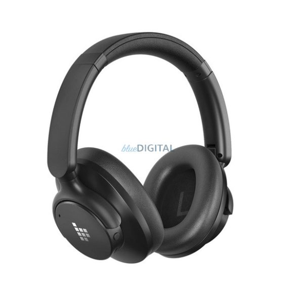TRONSMART SOUNFII Q20S bluetooth fejhallgató SZTEREO (v5.3, mikrofon, akítv zajszűrő, összehajtható) FEKETE
