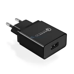   UGREEN CD122 hálózati töltő USB aljzat (18W, gyorstöltő 3.0) FEKETE