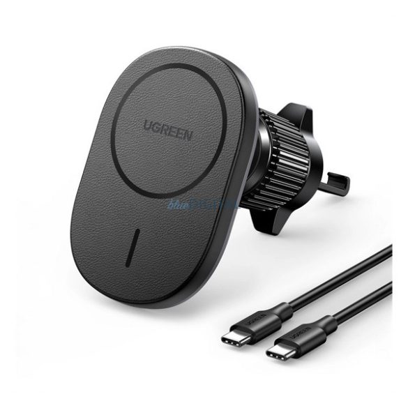 UGREEN CD345 autós tartó (szellőzőre, 360°, 15W, wireless, MagSafe, PD gyorstöltő) FEKETE
