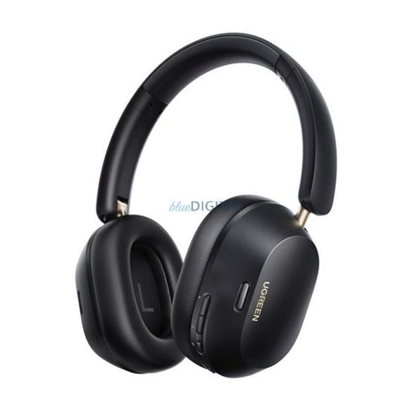 UGREEN HITUNE MAX 5C bluetooth fejhallgató SZTEREO (v5.4, mikrofon, akítv zajszűrő, összehajtható) FEKETE