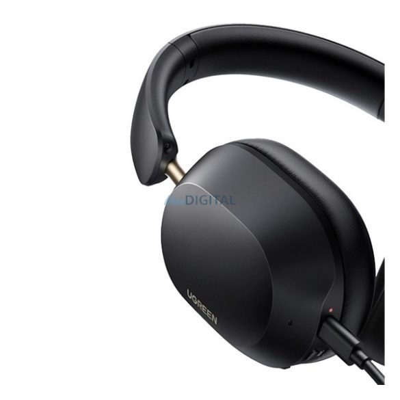 UGREEN HITUNE MAX 5C bluetooth fejhallgató SZTEREO (v5.4, mikrofon, akítv zajszűrő, összehajtható) FEKETE