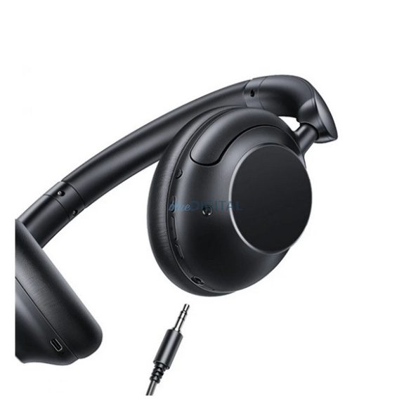 UGREEN HITUNE MAX5 HP202 bluetooth fejhallgató SZTEREO (v5.0, mikrofon, akítv zajszűrő, összehajtható) FEKETE