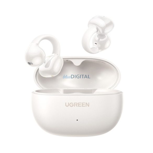 UGREEN HITUNE S3 WS209 bluetooth fülhallgató SZTEREO (v5.4, TWS, mikrofon, fülre akasztható + töltőtok) FEHÉR