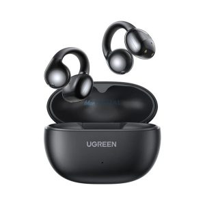 UGREEN HITUNE S3 WS209 bluetooth fülhallgató SZTEREO (v5.4, TWS, mikrofon, fülre akasztható + töltőtok) FEKETE