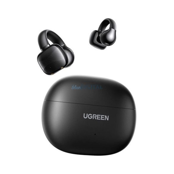 UGREEN HITUNE S3 WS209 bluetooth fülhallgató SZTEREO (v5.4, TWS, mikrofon, fülre akasztható + töltőtok) FEKETE