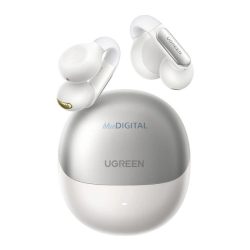   UGREEN HITUNE S5 WS210 bluetooth fülhallgató SZTEREO (v5.4, TWS, mikrofon, IPX5, fülre akasztható + töltőtok) FEHÉR