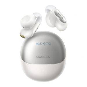 UGREEN HITUNE S5 WS210 bluetooth fülhallgató SZTEREO (v5.4, TWS, mikrofon, IPX5, fülre akasztható + töltőtok) FEHÉR
